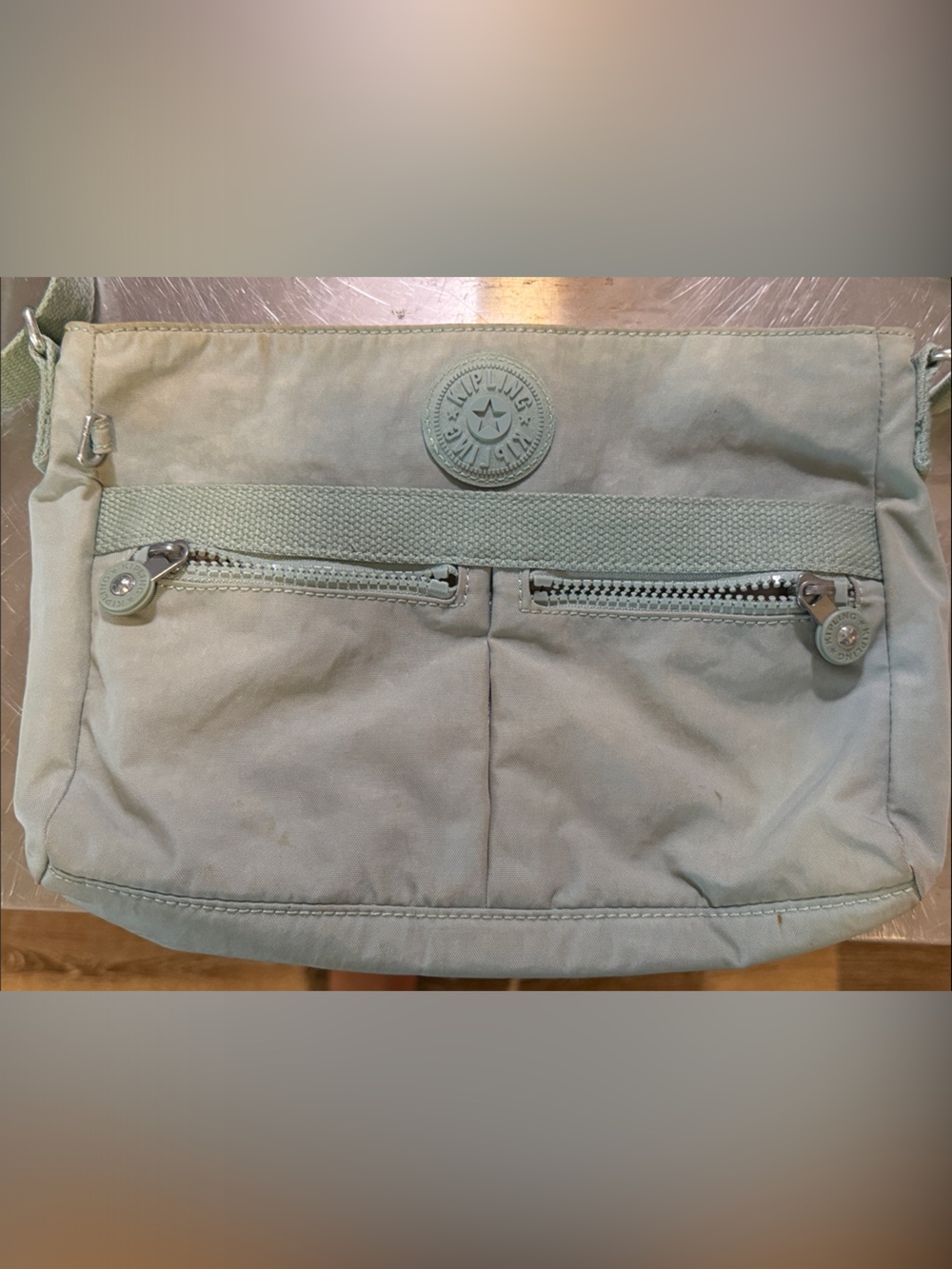 Kipling Crossbody Bag in Sage Green